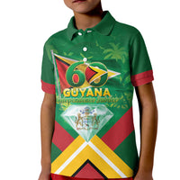 Guyana 60th Independence Diamond Jubilee Kid Polo Shirt