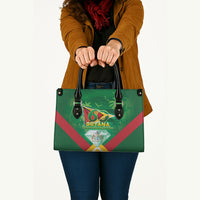 Guyana 60th Independence Diamond Jubilee Leather Bag