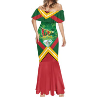 Guyana 60th Independence Diamond Jubilee Mermaid Dress