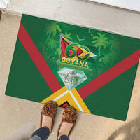 Guyana 60th Independence Diamond Jubilee Rubber Doormat