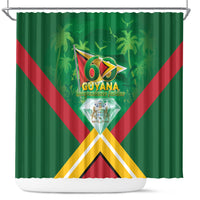 Guyana 60th Independence Diamond Jubilee Shower Curtain