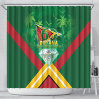 Guyana 60th Independence Diamond Jubilee Shower Curtain