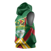 Guyana 60th Independence Diamond Jubilee Sleeveless Hoodie