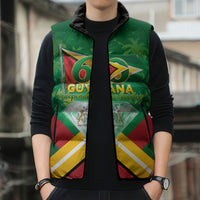 Guyana 60th Independence Diamond Jubilee Sleeveless Puffer Jacket