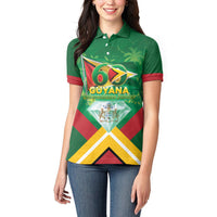 Guyana 60th Independence Diamond Jubilee Women Polo Shirt