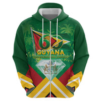 Guyana 60th Independence Diamond Jubilee Zip Hoodie