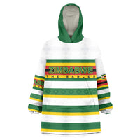 Zimbabwe Rugby Custom Kid Wearable Blanket Hoodie Sables National Pride