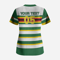Zimbabwe Rugby Custom Scrub Top Sables National Pride