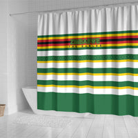 Zimbabwe Rugby Shower Curtain Sables National Pride