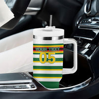 Zimbabwe Rugby Custom Tumbler With Handle Sables National Pride
