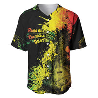 Afro Music Pride Baseball Jersey From Our Roots The World Finds Rhythm - Wonder Print Shop
