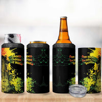 Afro Music Pride 4 in 1 Can Cooler Tumbler From Our Roots The World Finds Rhythm - Wonder Print Shop