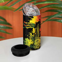 Afro Music Pride 4 in 1 Can Cooler Tumbler From Our Roots The World Finds Rhythm - Wonder Print Shop