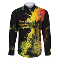 Afro Music Pride Family Matching Puletasi and Hawaiian Shirt From Our Roots The World Finds Rhythm - Wonder Print Shop