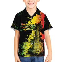 Afro Music Pride Family Matching Summer Maxi Dress and Hawaiian Shirt From Our Roots The World Finds Rhythm - Wonder Print Shop