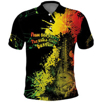 Afro Music Pride Polo Shirt From Our Roots The World Finds Rhythm - Wonder Print Shop