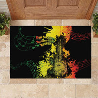 Afro Music Pride Rubber Doormat From Our Roots The World Finds Rhythm - Wonder Print Shop