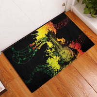 Afro Music Pride Rubber Doormat From Our Roots The World Finds Rhythm - Wonder Print Shop