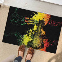 Afro Music Pride Rubber Doormat From Our Roots The World Finds Rhythm - Wonder Print Shop