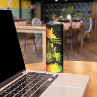 Afro Music Pride Skinny Tumbler From Our Roots The World Finds Rhythm - Wonder Print Shop