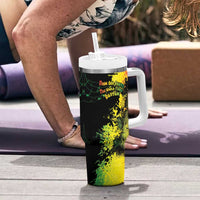 Afro Music Pride Tumbler With Handle From Our Roots The World Finds Rhythm - Wonder Print Shop