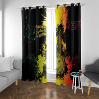Afro Music Pride Window Curtain From Our Roots The World Finds Rhythm - Wonder Print Shop