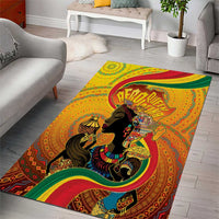 Afro Latina Queen Area Rug The Beauty Of Black Women - Wonder Print Shop