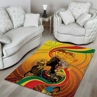 Afro Latina Queen Area Rug The Beauty Of Black Women - Wonder Print Shop