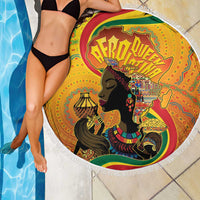 Afro Latina Queen Beach Blanket The Beauty Of Black Women - Wonder Print Shop
