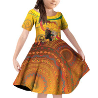 Afro Latina Queen Family Matching Off Shoulder Short Dress and Hawaiian Shirt The Beauty Of Black Women - Wonder Print Shop