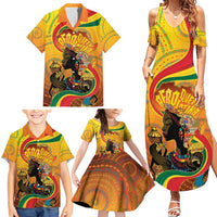 Afro Latina Queen Family Matching Summer Maxi Dress and Hawaiian Shirt The Beauty Of Black Women - Wonder Print Shop