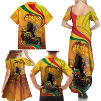 Afro Latina Queen Family Matching Summer Maxi Dress and Hawaiian Shirt The Beauty Of Black Women - Wonder Print Shop