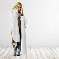 Afro Latina Queen Hooded Blanket The Beauty Of Black Women - Wonder Print Shop