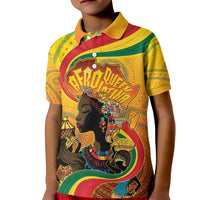 Afro Latina Queen Kid Polo Shirt The Beauty Of Black Women - Wonder Print Shop