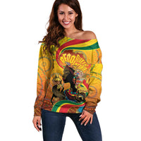 Afro Latina Queen Off Shoulder Sweater The Beauty Of Black Women - Wonder Print Shop