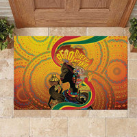 Afro Latina Queen Rubber Doormat The Beauty Of Black Women - Wonder Print Shop