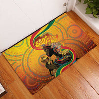 Afro Latina Queen Rubber Doormat The Beauty Of Black Women - Wonder Print Shop