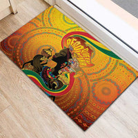 Afro Latina Queen Rubber Doormat The Beauty Of Black Women - Wonder Print Shop
