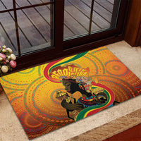 Afro Latina Queen Rubber Doormat The Beauty Of Black Women - Wonder Print Shop