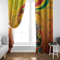 Afro Latina Queen Window Curtain The Beauty Of Black Women - Wonder Print Shop