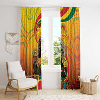 Afro Latina Queen Window Curtain The Beauty Of Black Women - Wonder Print Shop
