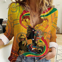 Afro Latina Queen Women Casual Shirt The Beauty Of Black Women - Wonder Print Shop