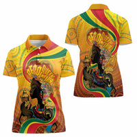 Afro Latina Queen Women Polo Shirt The Beauty Of Black Women - Wonder Print Shop