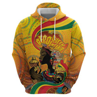 Afro Latina Queen Zip Hoodie The Beauty Of Black Women - Wonder Print Shop