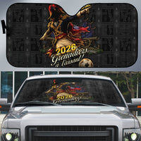 Haiti Football 2026 Auto Sun Shade Haiti Nan Mondyal
