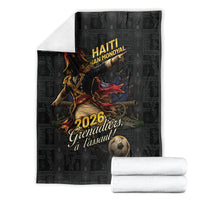 Haiti Football 2026 Blanket Haiti Nan Mondyal