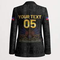 Custom Haiti Football 2026 Blazer Haiti Nan Mondyal