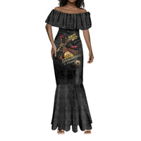 Custom Haiti Football 2026 Mermaid Dress Haiti Nan Mondyal