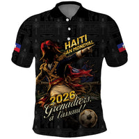 Custom Haiti Football 2026 Polo Shirt Haiti Nan Mondyal