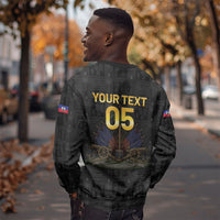 Custom Haiti Football 2026 Sweatshirt Haiti Nan Mondyal